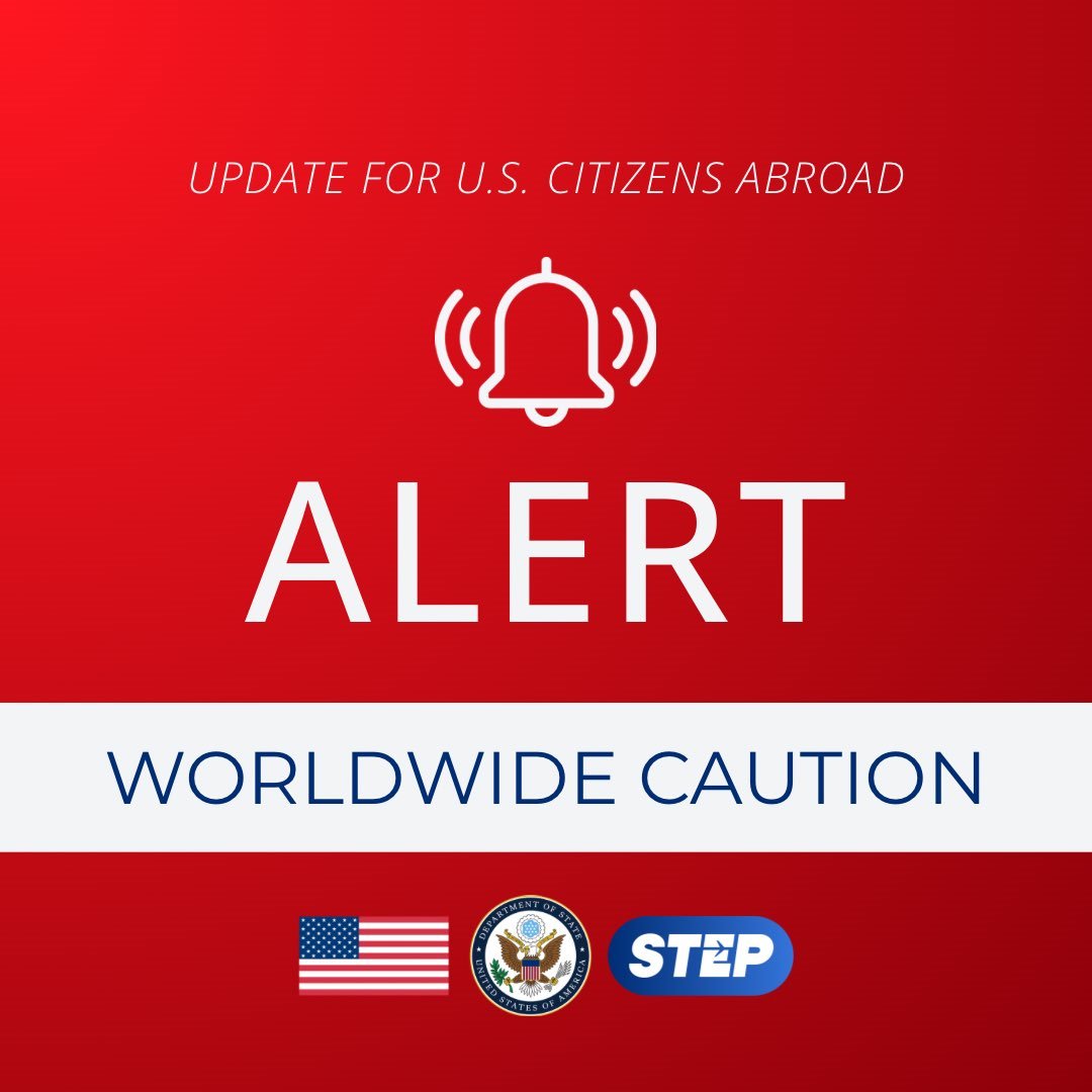 U.S. Issues Worldwide Caution on Iran Conflict and Risks to American Interests