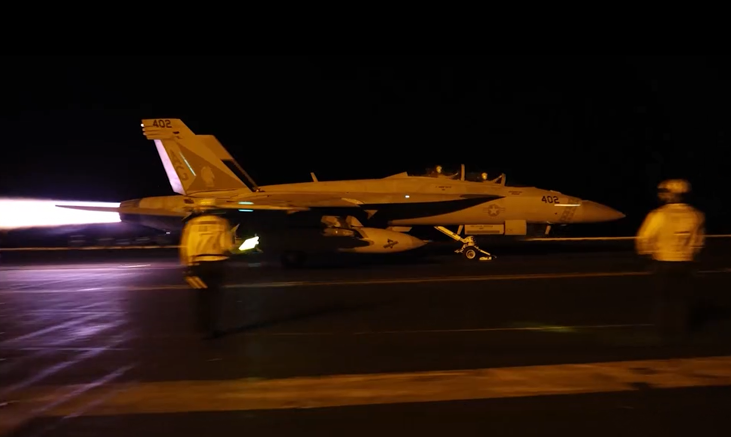U.S. Completes 8th Consecutive Night of Strikes Against Iran