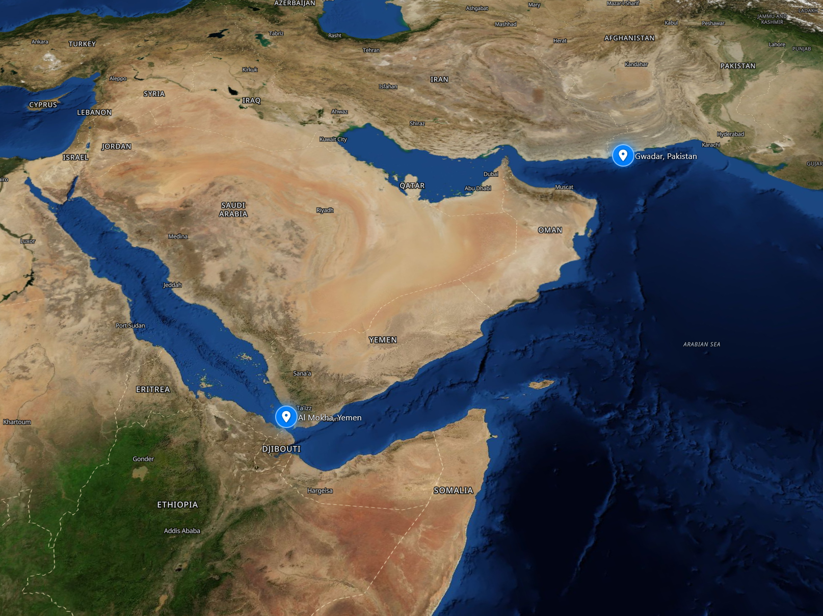 Missile Hits Container Ship Vela Nova Off Pakistan. Projectile Strike Kills Crew in Bab el-Mandeb