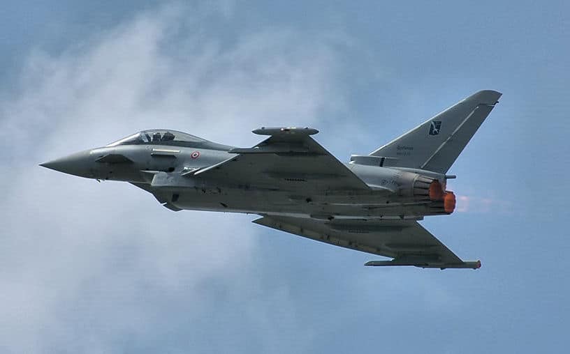 NATO Baltic Air Policing Jet Shoots Down Foreign Drone Over Eastern Latvia