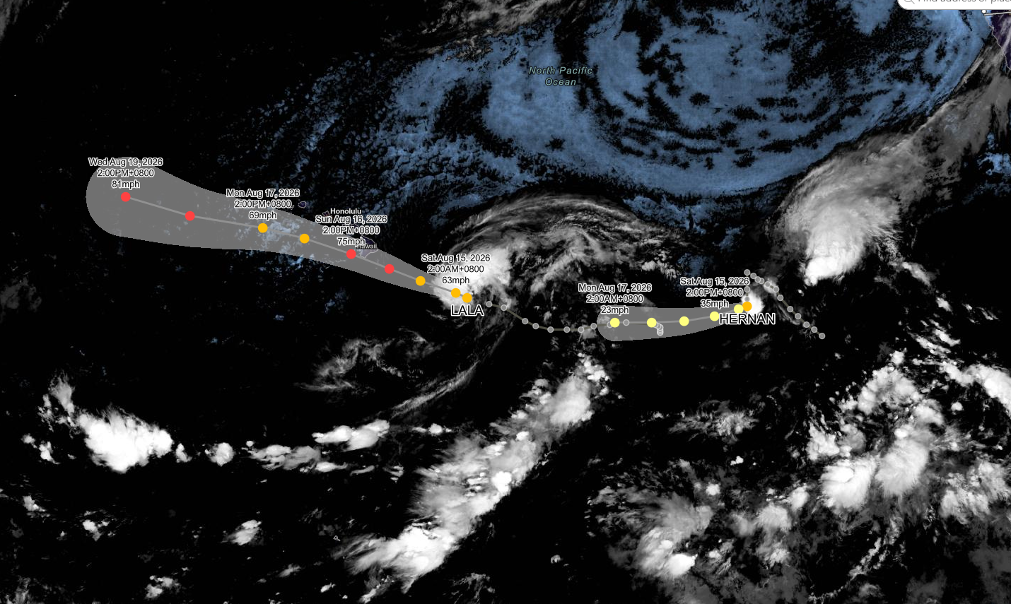 Coast Guard Raises Port Conditions Across Hawaii for Tropical Storm Lala