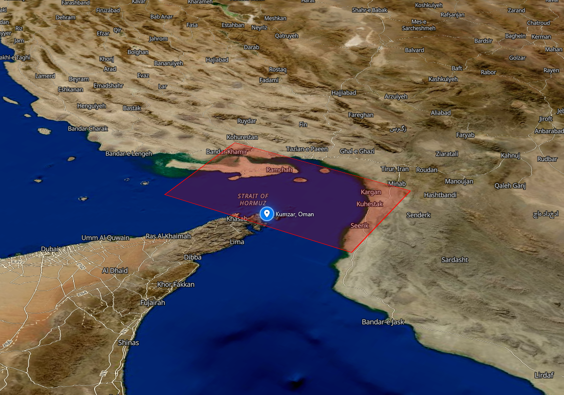 Bulk Carrier Struck by Unknown Projectile in Strait of Hormuz