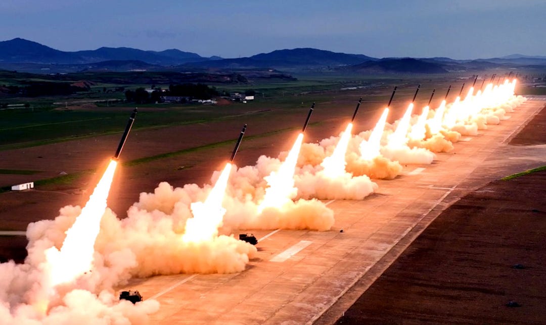 Previous (2024) missile launches by North Korea (KCNA).