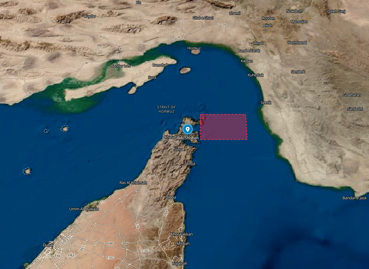 Oil Tanker Struck and Disabled Off Oman's Musandam Coast