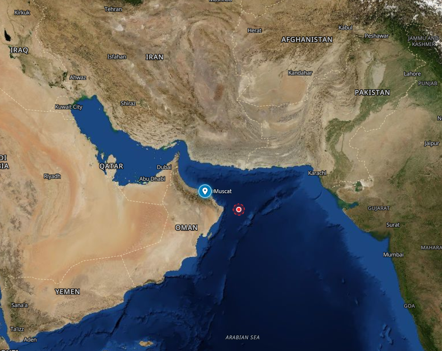 Tanker Incident With Military Forces Off Muscat