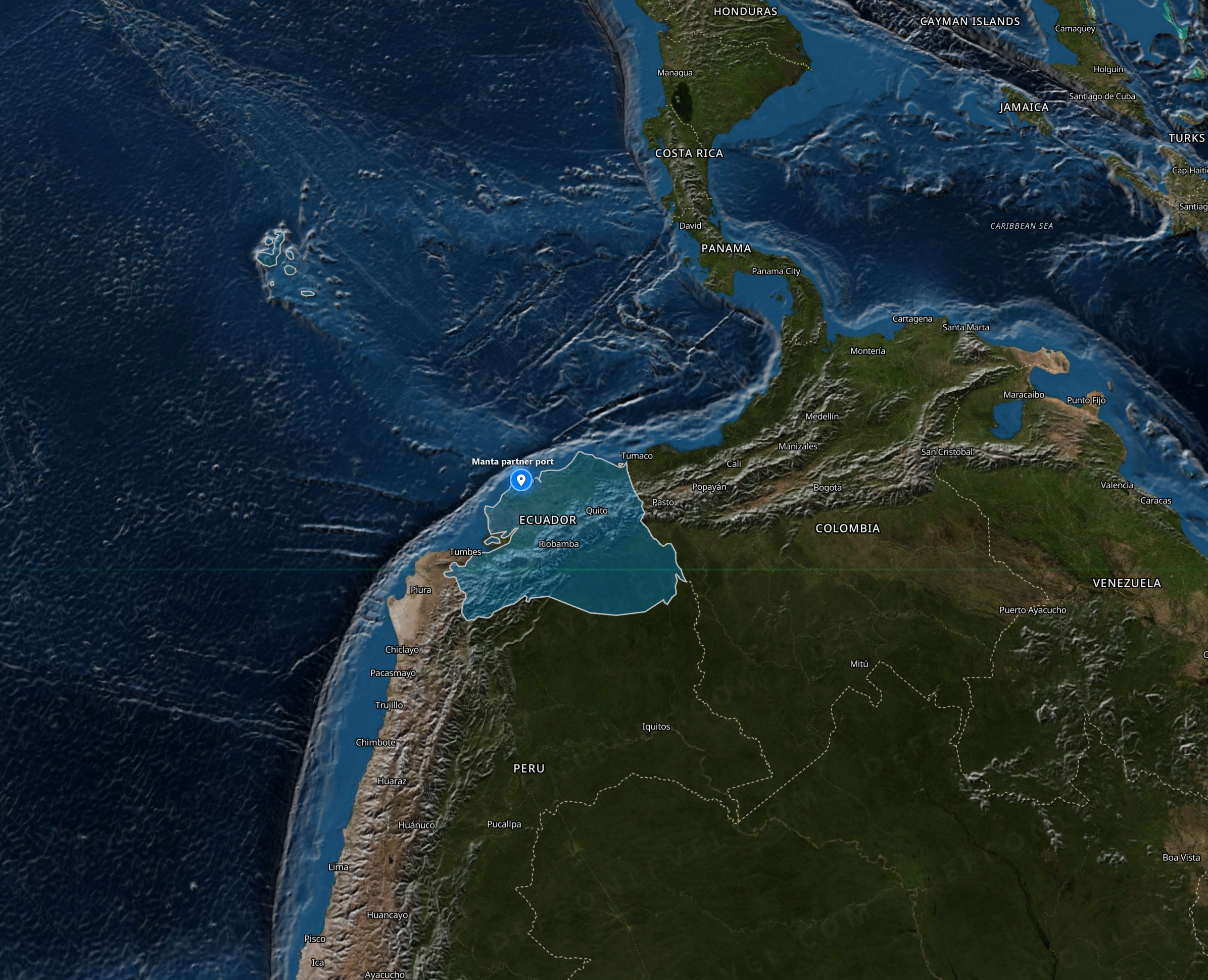 Partner port in Ecuador