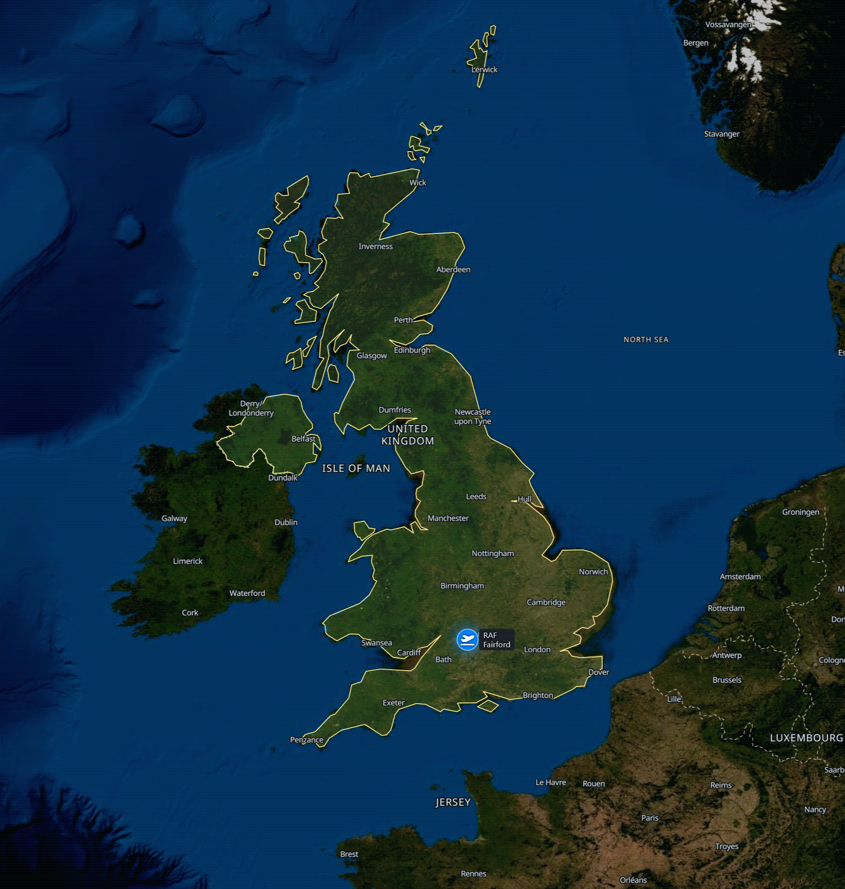 UK Police Arrest Five Men Near RAF Fairford on Suspicion of Preparing a Terrorist Act
