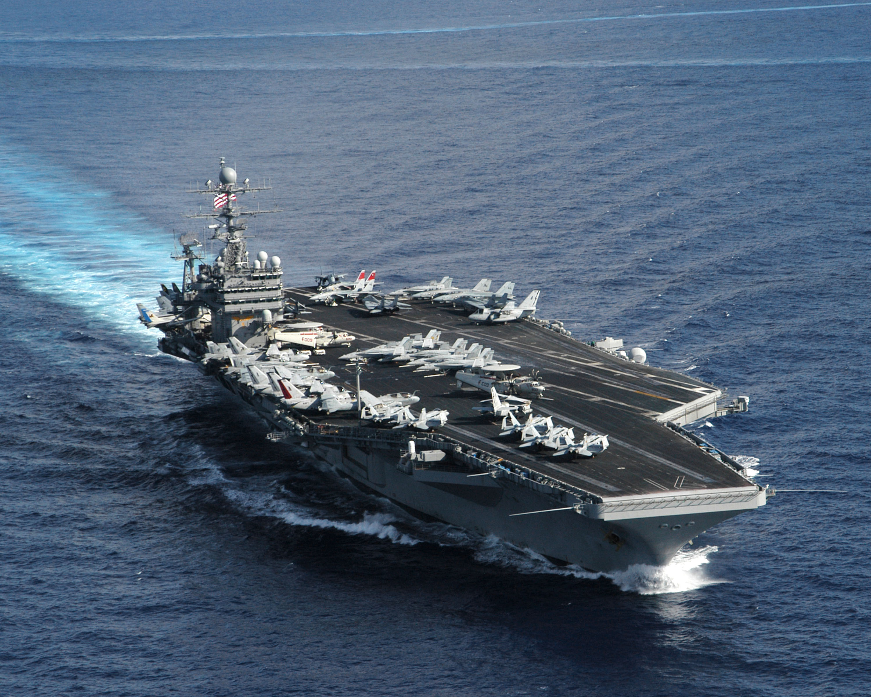 Carrier Theodore Roosevelt Leaves San Diego for Arabian Sea, Trump Confirms Iran Mediator Contact