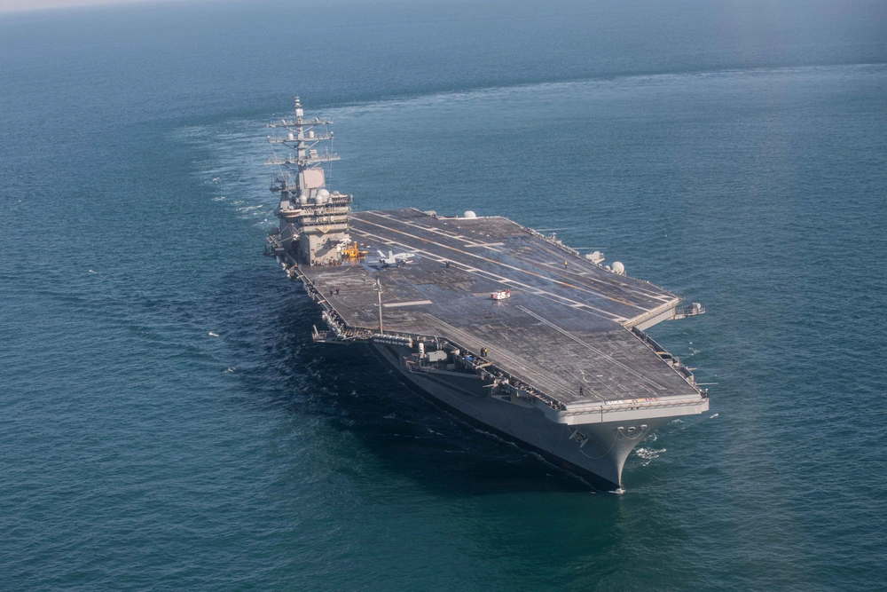 Navy Recovers Two Aviators After Eisenhower Aircraft-Recovery Mishap Off Virginia