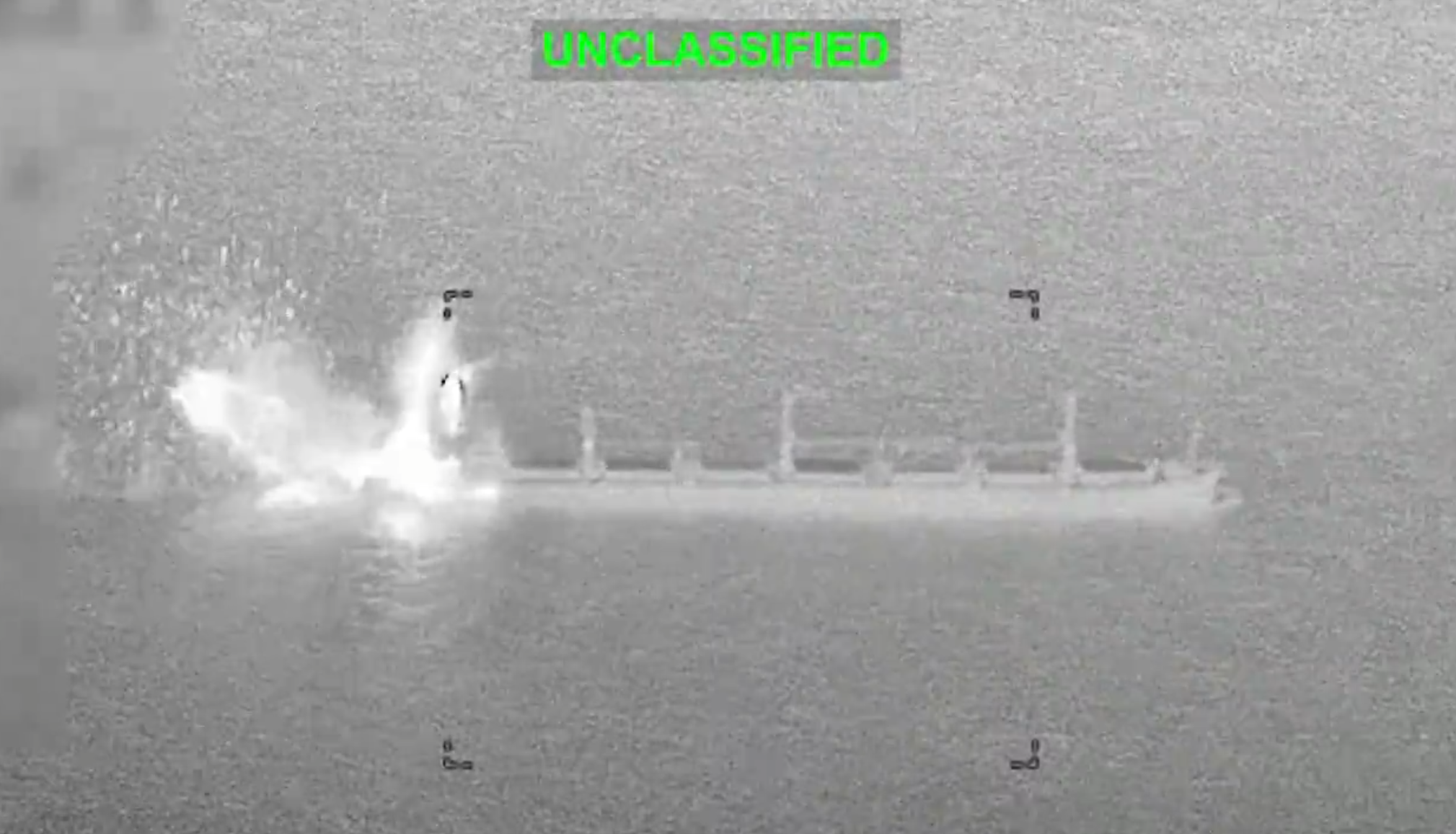 CENTCOM Disables Panama-Flagged Cargo Vessel Attempting to Run Iran Blockade in Gulf of Oman