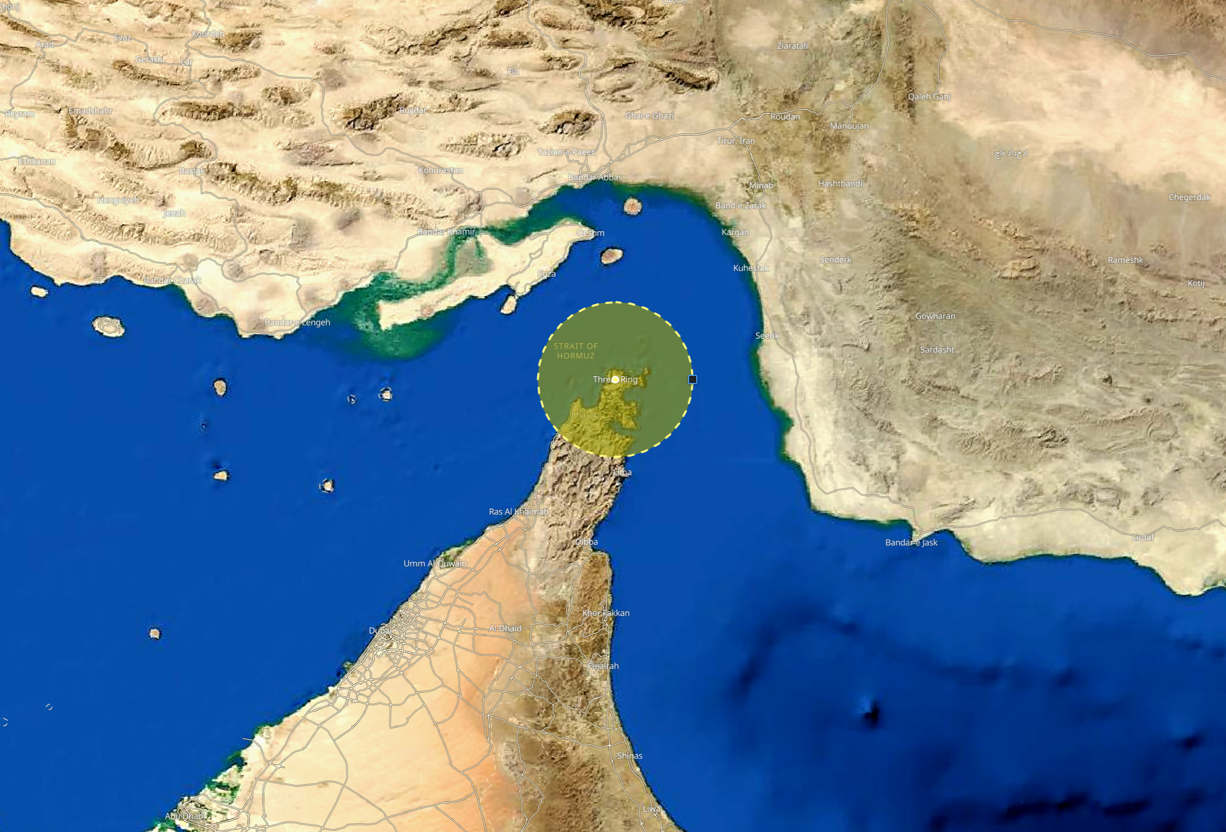 Two Container Ships Struck by Unknown Projectiles in Strait of Hormuz