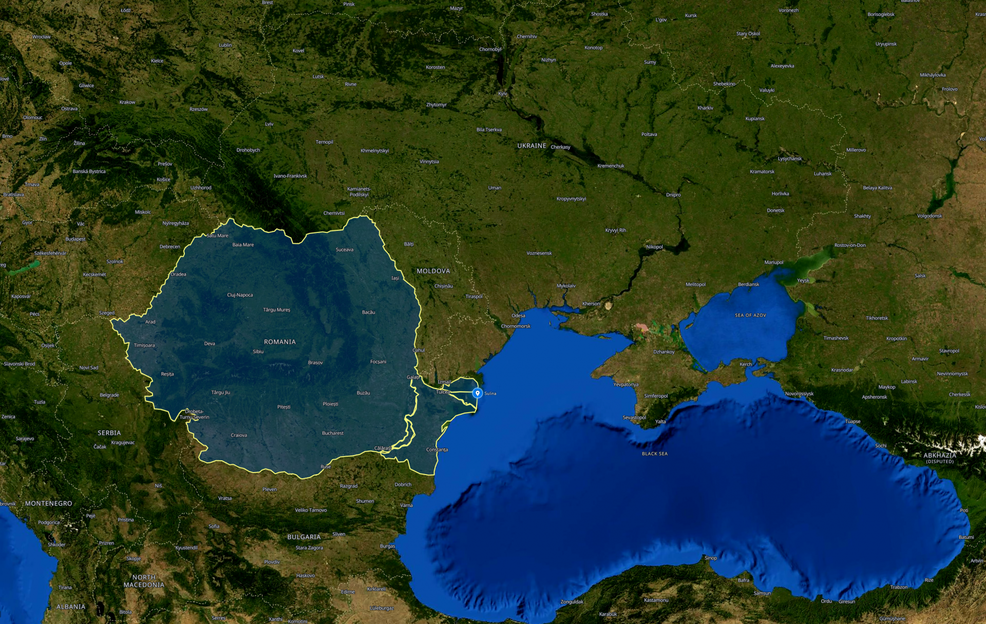 Romanian Air Force F-16s Shoot Down Two Geran Drones Over Territorial Waters Near Sulina