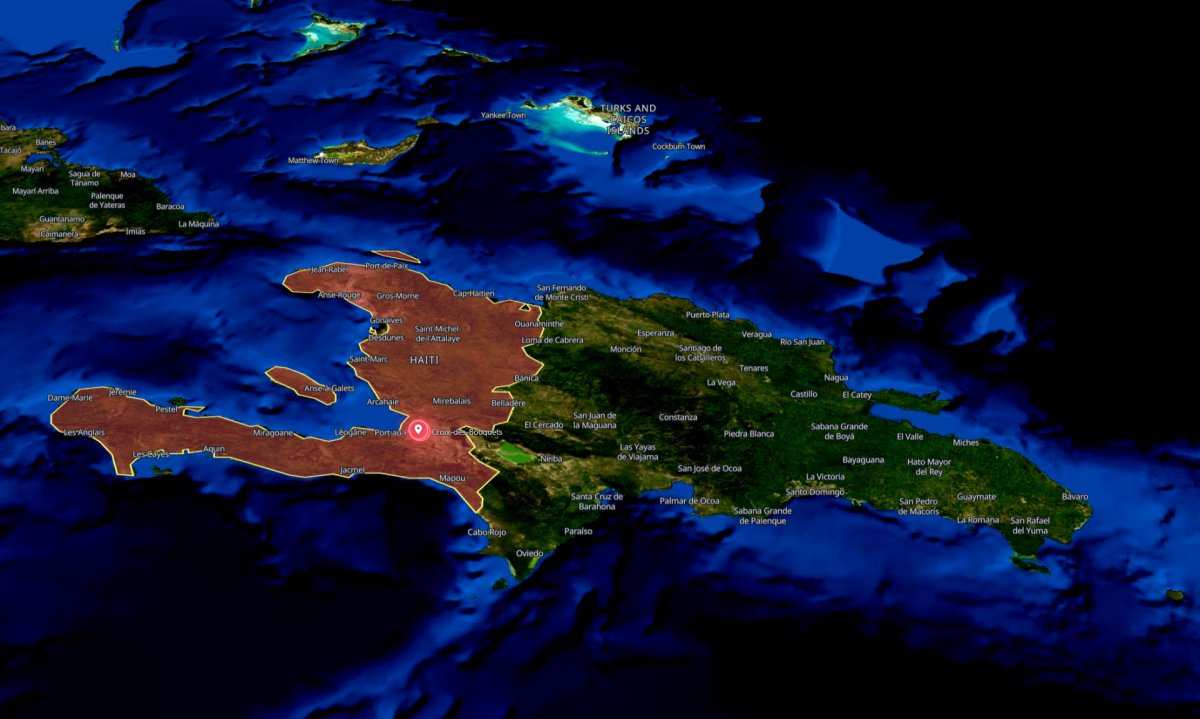 Radius Monitoring System Haiti: U.S. Embassy Alerts of Continuous Fighting in Santo and Croix ...