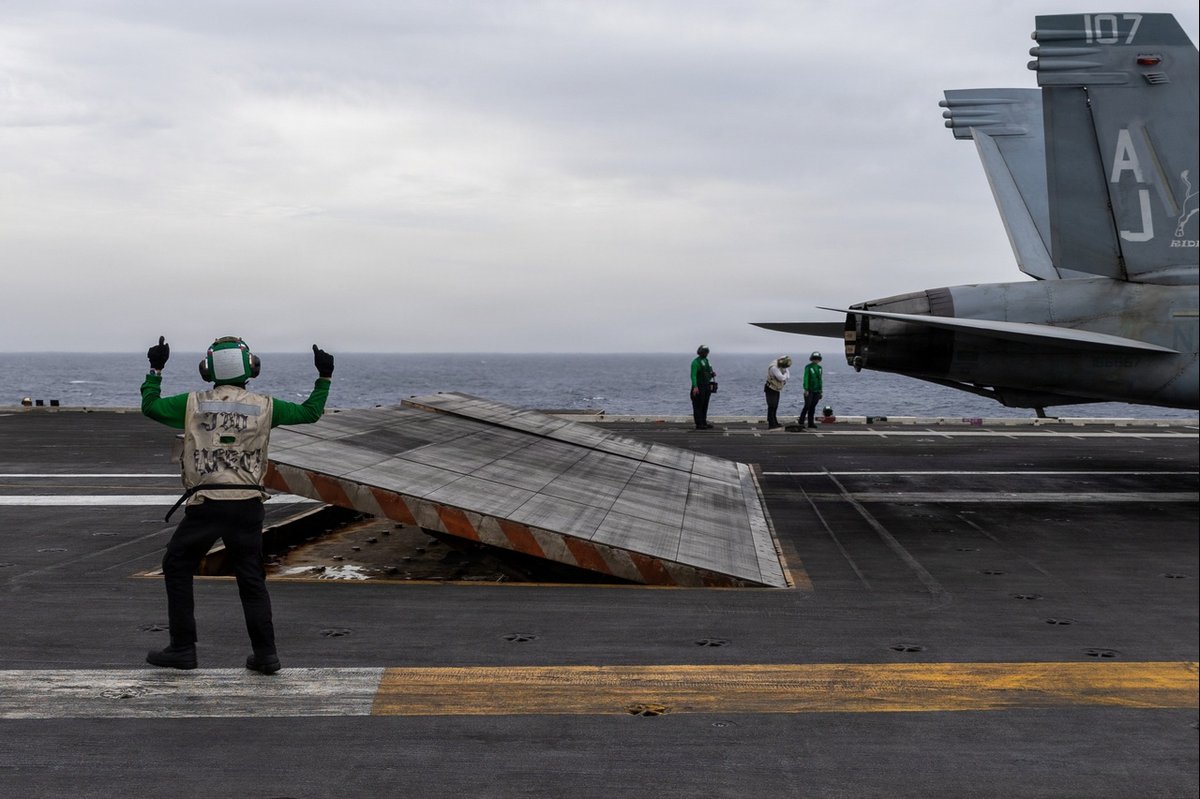USS Gerald R. Ford (CVN 78) supports Operation Epic Fury in the Middle East