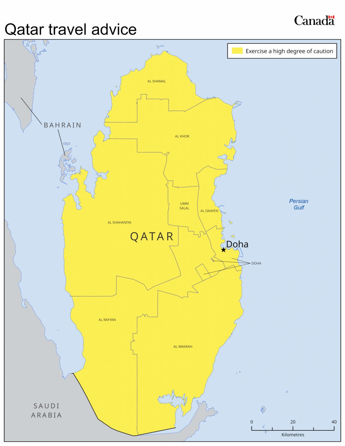 Canada Updates Travel Advisory For Qatar Due To Tensions In The Middle East