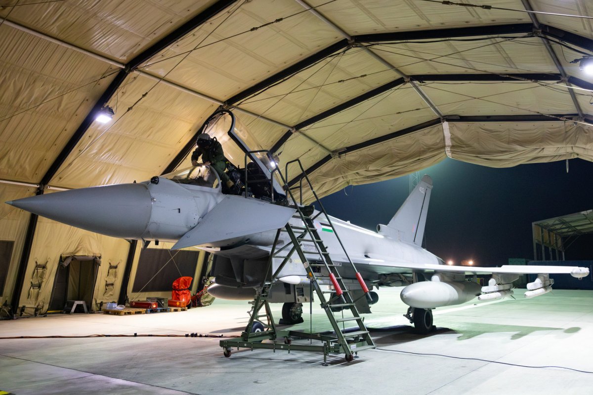 British Ministry of Defense: Royal Air Force Typhoon Jets Have Deployed To Qatar In Defensive Capacity