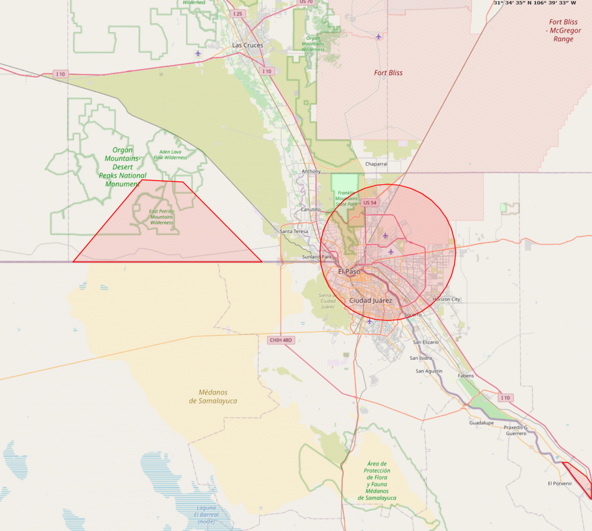 Texas FAA Establishes 10-Day Temporary Flight Restrictions Over El Paso and Santa Teresa