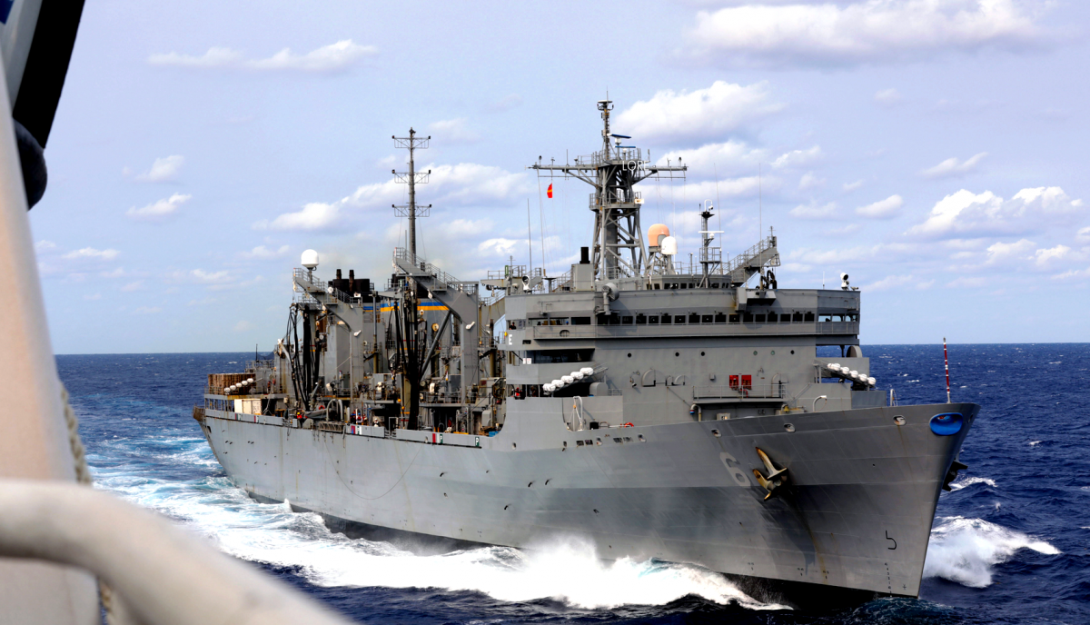 USS Truxtun and USNS Supply Collide During Replenishment Operation