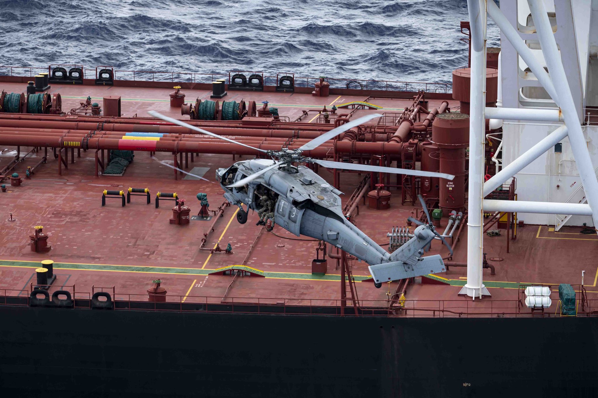 U.S. Forces Conduct Maritime Interdiction of Sanctioned Tanker Veronica III in Indian Ocean
